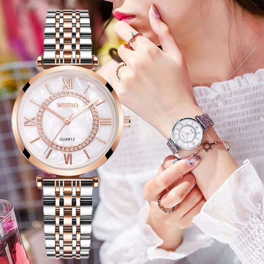 Women Watches fashion boutique Brand Luxury  Fashion Ladies Wristwatches Stainle